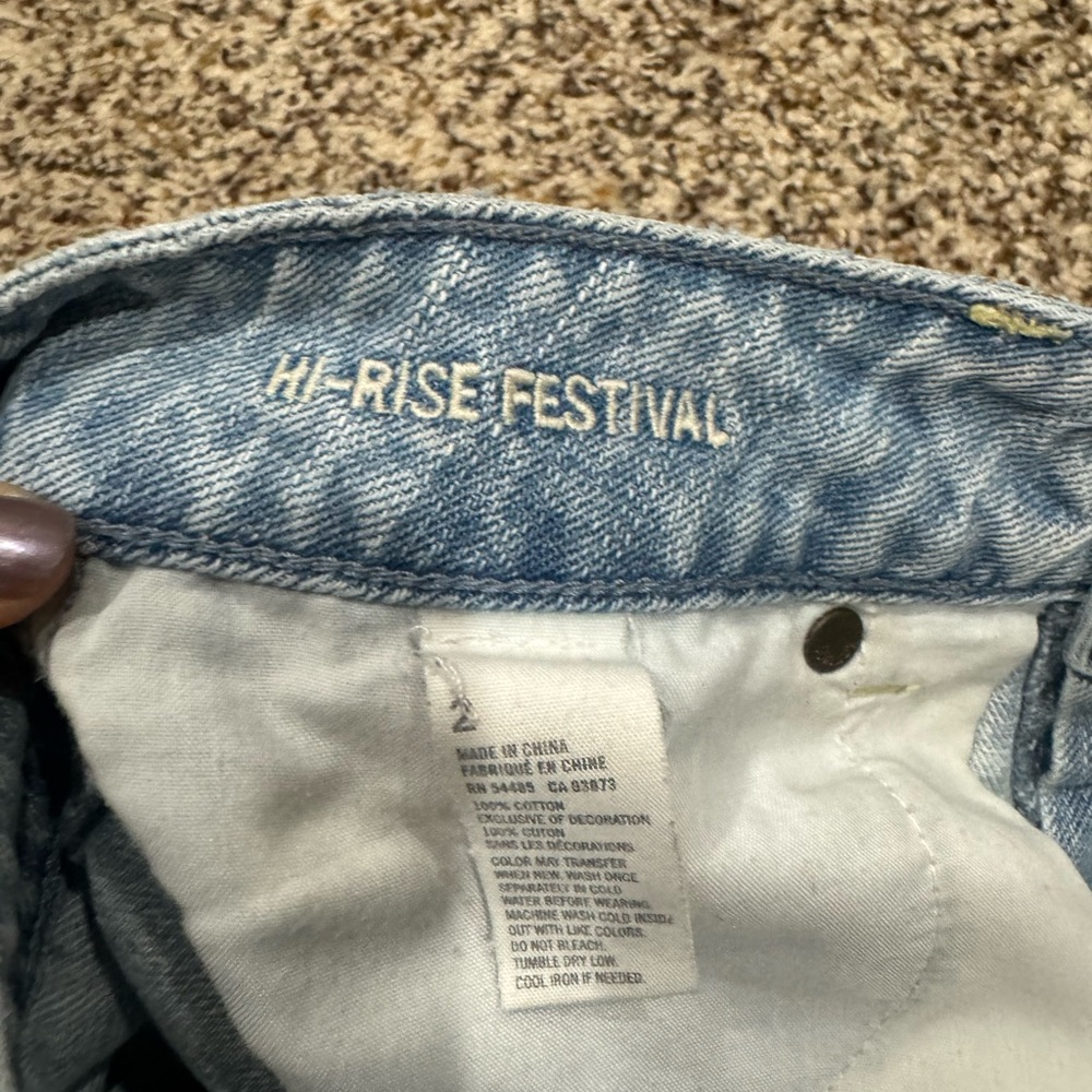 American Eagle High Rise Festival Shorts - Picture 5 of 5